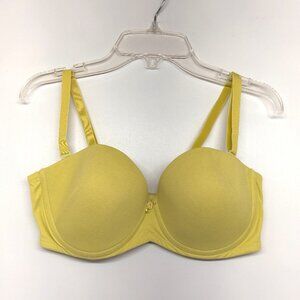 Vtg Y2K Victoria's Secret 3 in 1 Strap/Strapless Bra 36C Lightly Padded Lime Grn